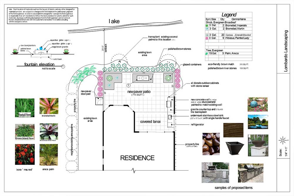 Design Plan for Lanai Extensions and Outdoor Kitchen Project